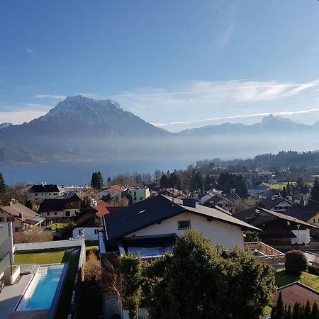 Dachwohnung Mit Seeblick Altmünster Esterno foto